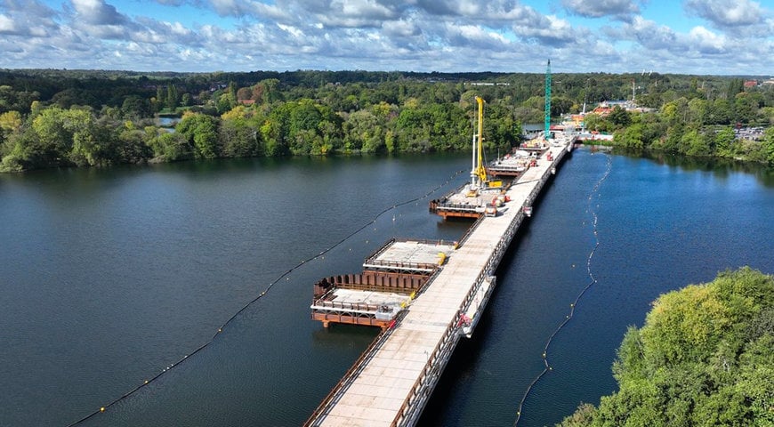 HS2 COMPLETES FOUNDATION WORK FOR UK’S LONGEST RAILWAY BRIDGE